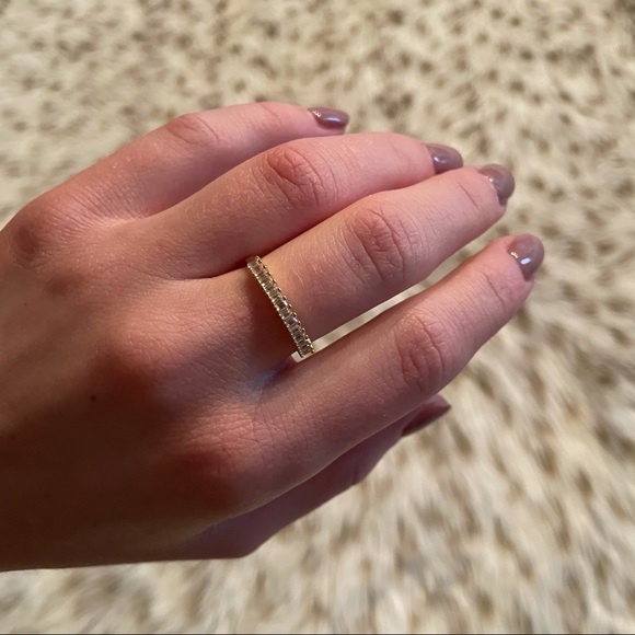 Jewelry - Thin stackable diamond ring